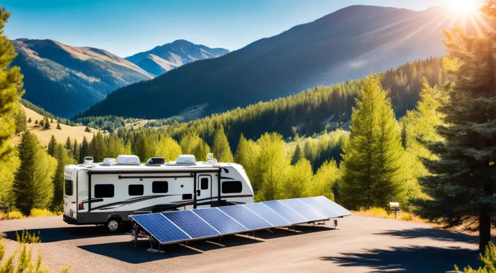 rv solar panel installation